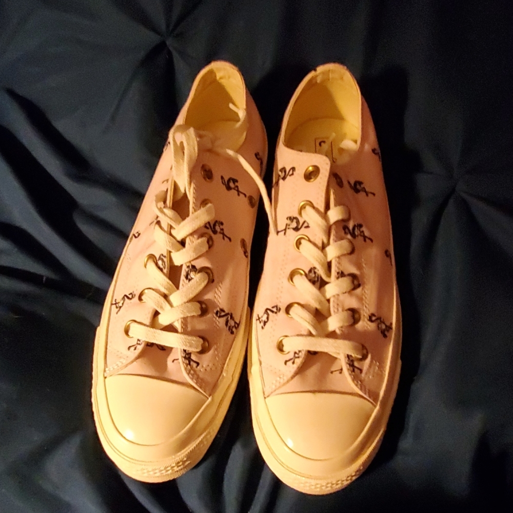 Converse flamingo shoes